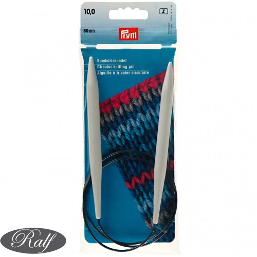 Andrele circulare aluminiu, 80 cm - 10,00 mm - Prym 211192